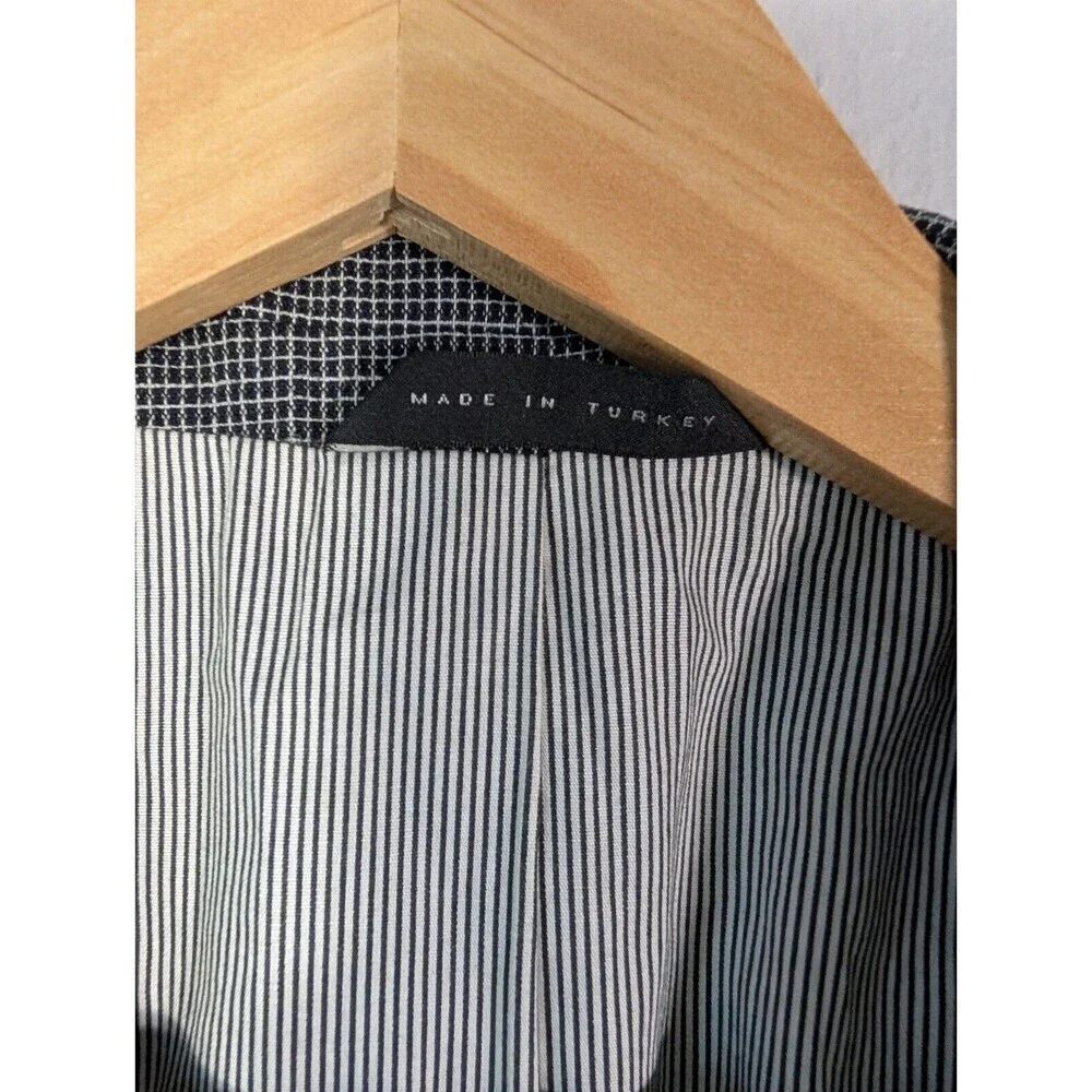 Hugo Boss‎ The Keys Gray Plaid Wool Suit Jacket 42 Long